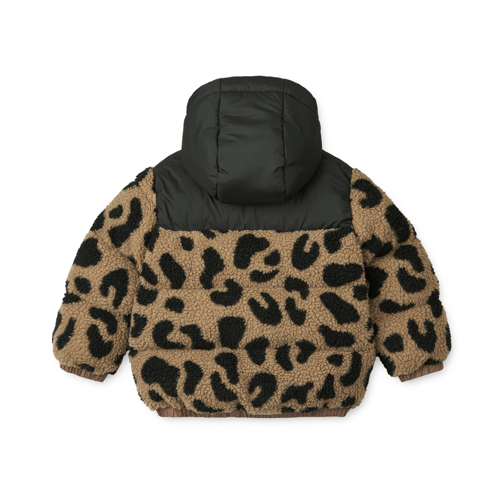 Liewood Niko Pile Jacket | Mega Leo / Oat Mix