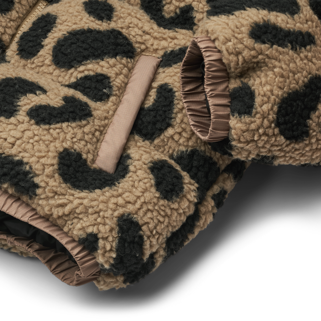 Liewood Niko Pile Jacket | Mega Leo / Oat Mix