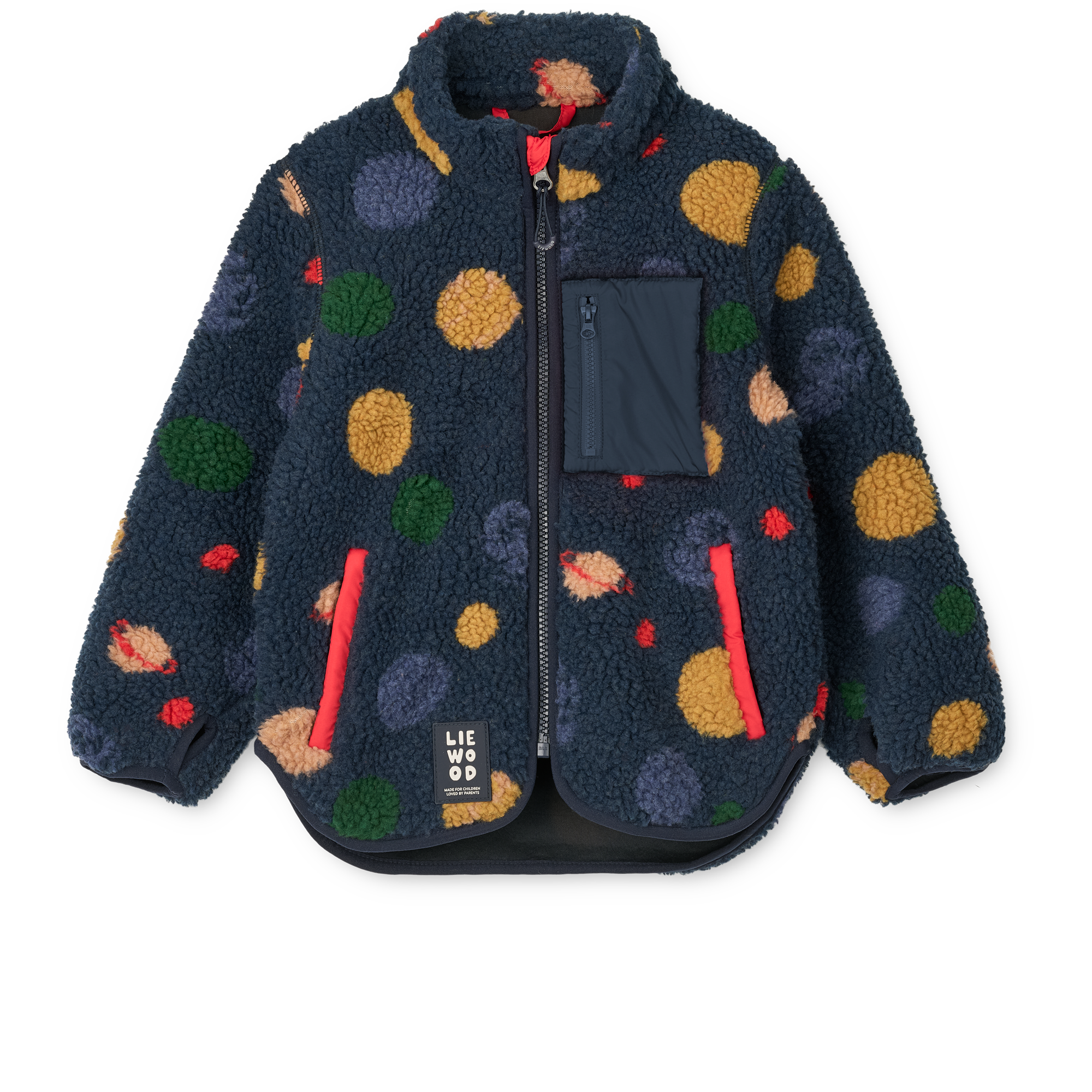 Liewood Nolan Pile Jacket | Universe / Classic Navy