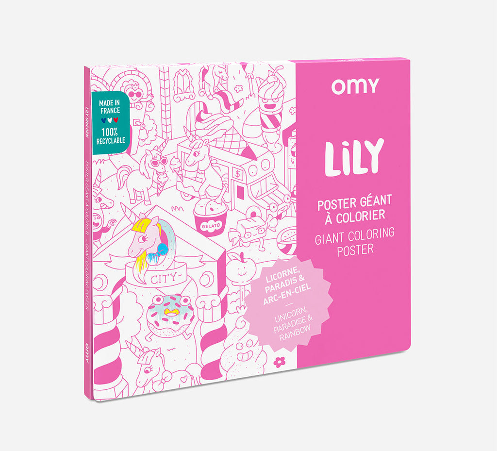 Omy Gigantische Kleurposter | Lily