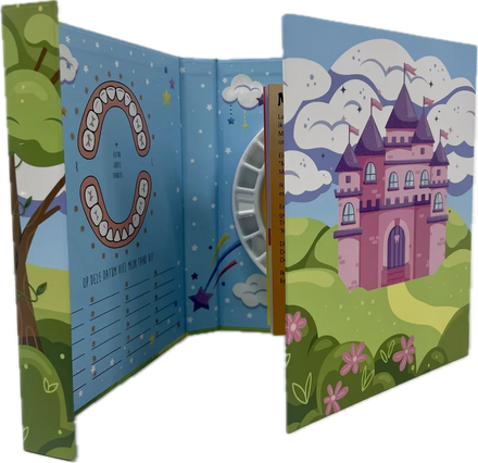 Tandenpret bewaarboek Unicorn met plaats voor een foto en notities over het tanden wisselen