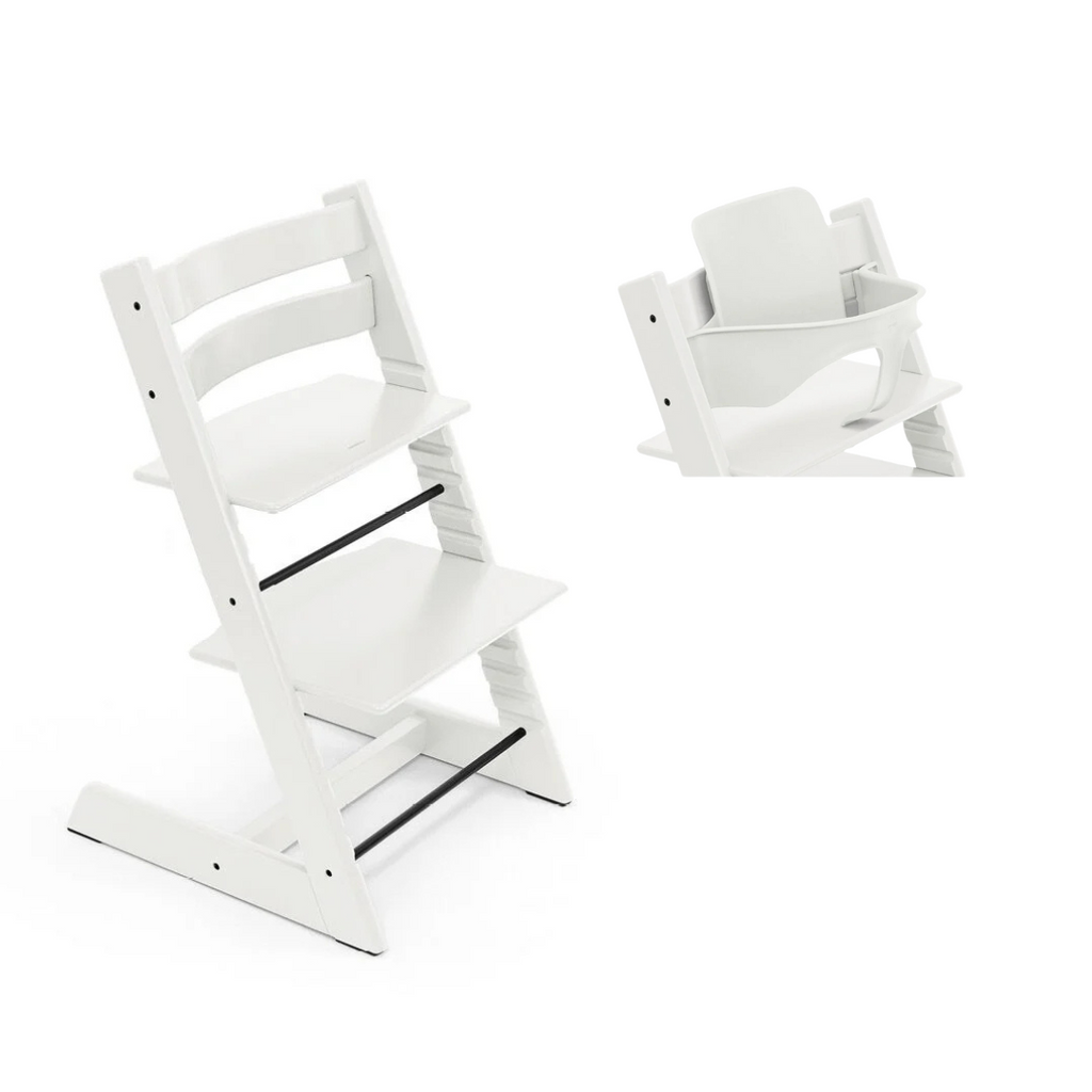 Stokke® Tripp Trapp® Bundle Stoel + Babyset 2 | White