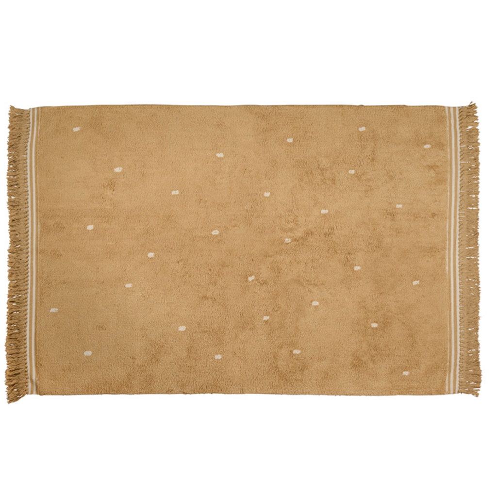 Tapis Petit Tapijt 170x120cm | Emily Dot Warm Beige