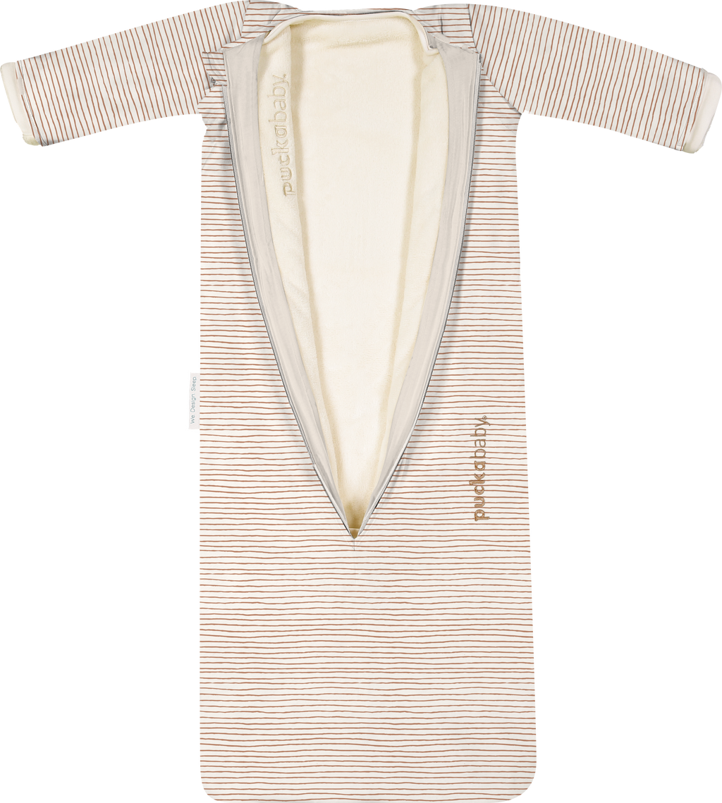 Puckababy Slaapzak The Bag 4 Seasons - 6 M/2.5 Y | 100 CM | Hazel stripes