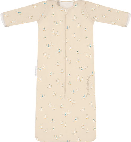 Puckababy 4 Seasons slaapzak met Geese print, geschikt van 6 maanden tot 2,5 jaar, bij De Gele Flamingo