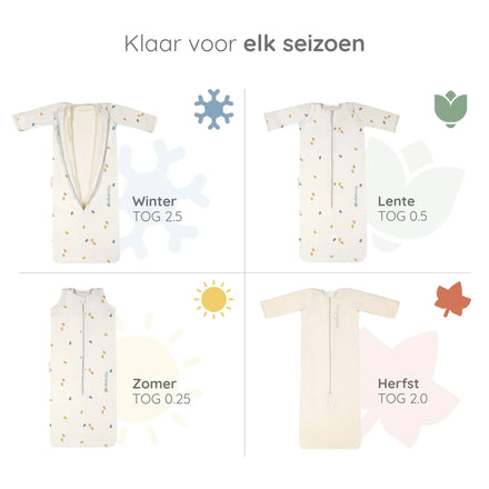 Puckababy Slaapzak The Bag 4 Seasons - 6 M/2.5 Y | Gummy Bears