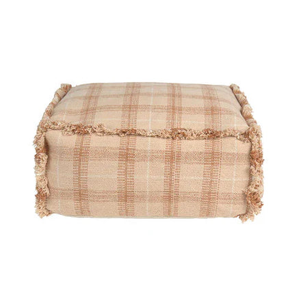 Lorena Canals Pouffe | Tartan Rose