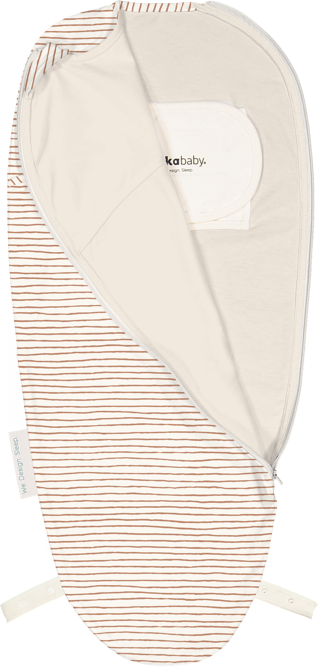 Puckababy Slaapzak The Original - Piep - 0/3 M - Cotton | Hazel stripes