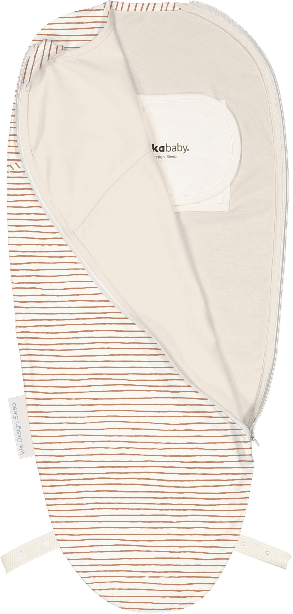 Puckababy Slaapzak The Original - Piep - 0/3 M - Cotton | Hazel stripes