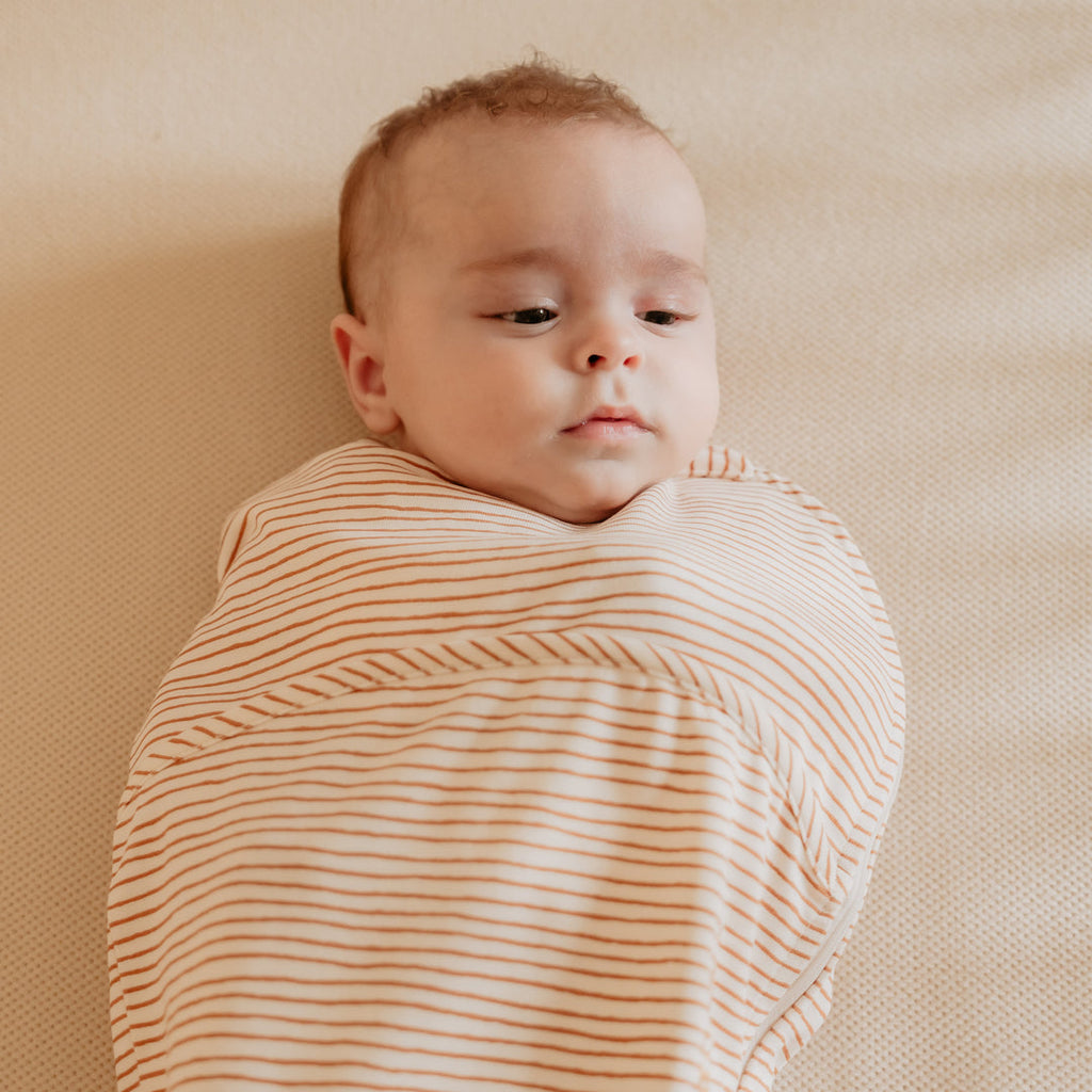 Puckababy Slaapzak The Original - Piep - 0/3 M - Cotton | Hazel stripes