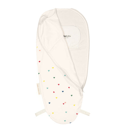 Puckababy Inbakerslaapzak Piep - 0/3 M - Cotton | Hearts Confetti