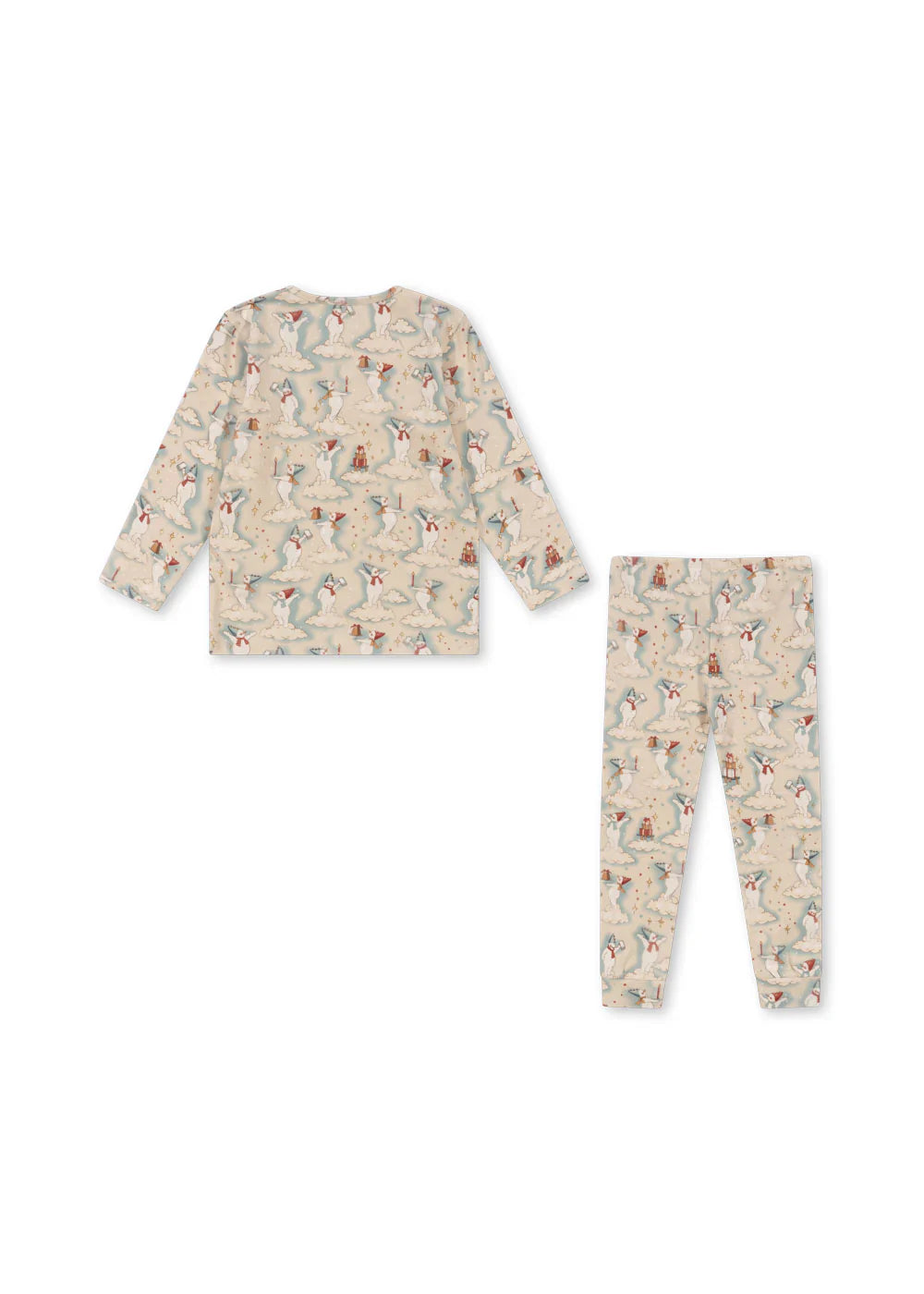 Konges Sløjd Basic Blouse/Broek Set Pyjama | Let It Snow