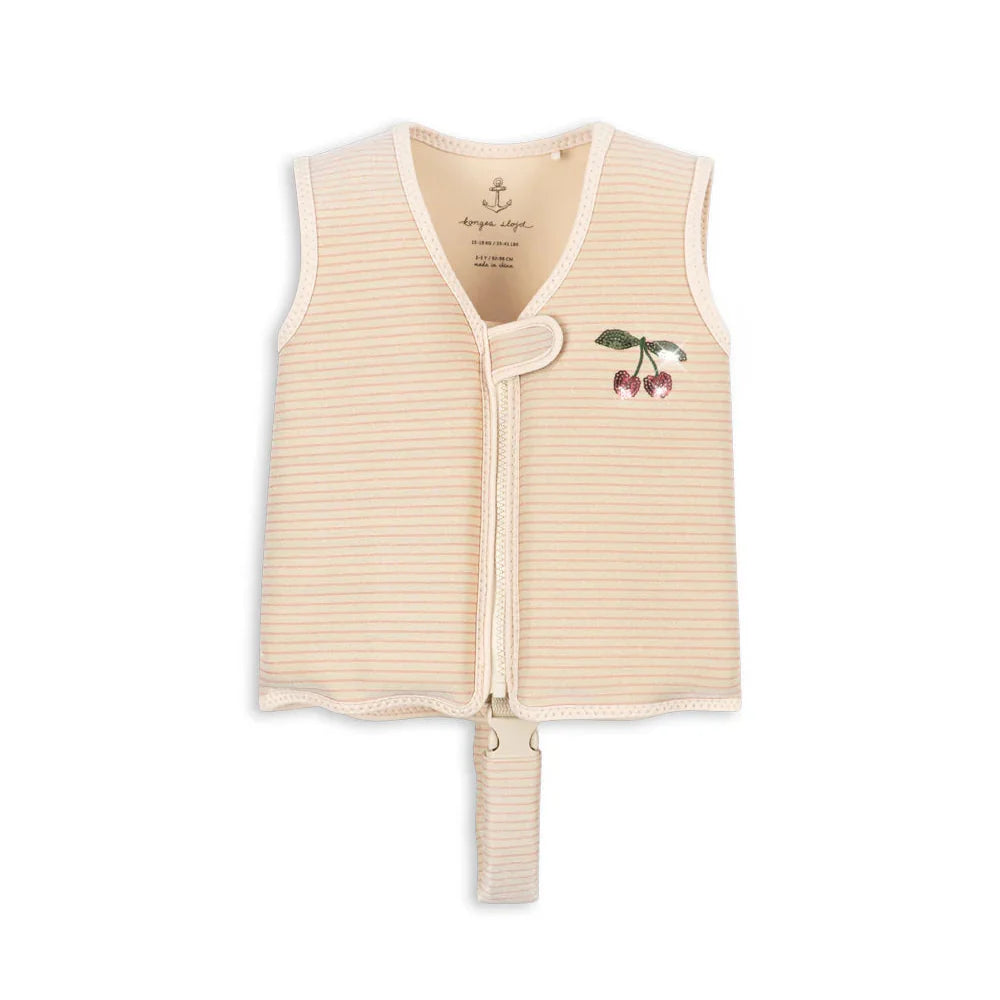 Konges Sløjd Zwemvest | Cherry Rose Stripe
