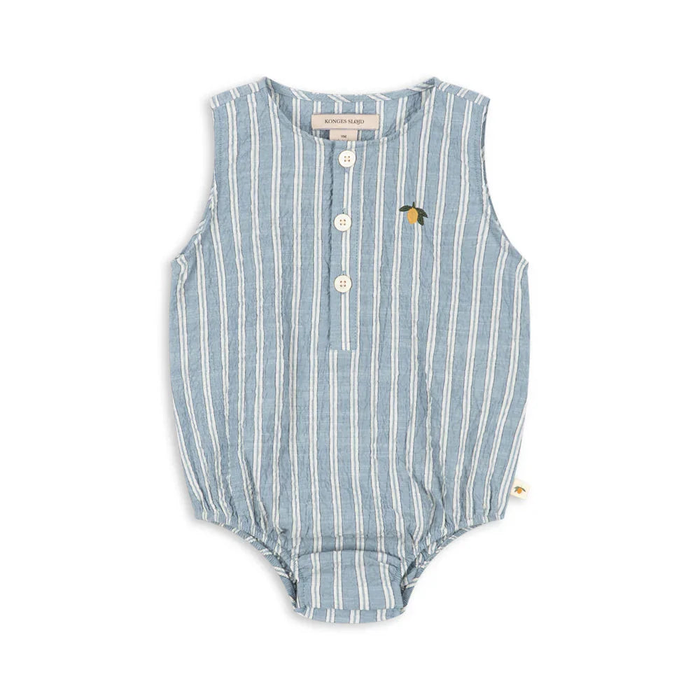 Konges Sløjd Romper Elliot | Trio Blue Stripe