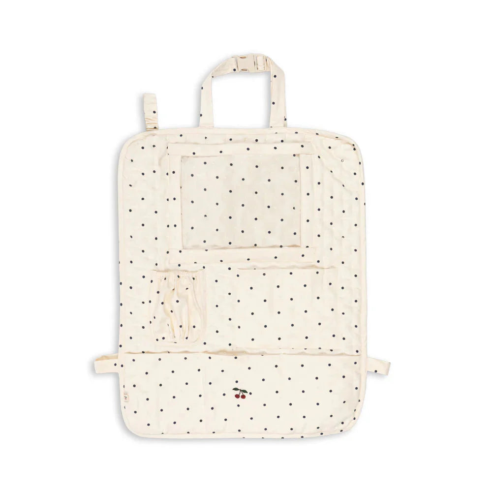 Konges Sløjd Autostoel Organizer | Navy Dot