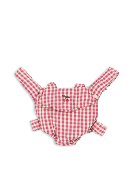 Konges Sløjd Doll Carrier | Bubblegum Check