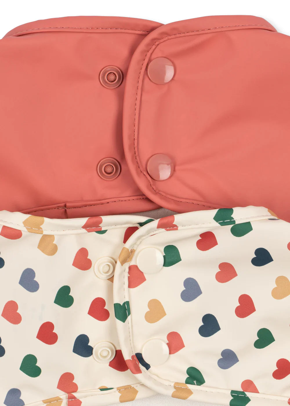 Konges Sløjd Dinner Slab Met Mouwen 2ST | Coeur Coloré/Faded Rose