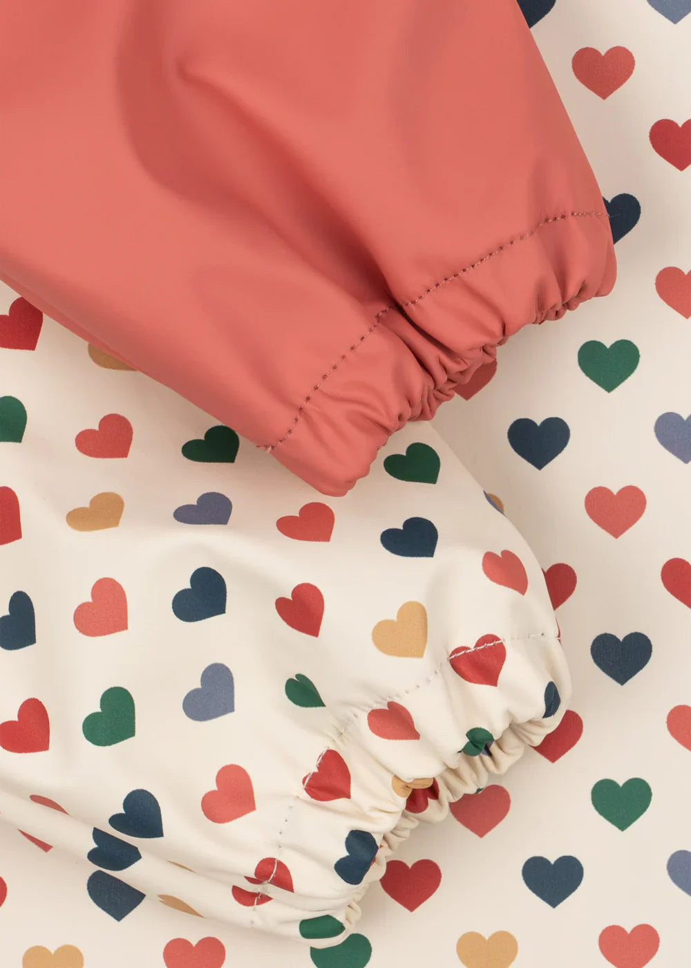 Konges Sløjd Dinner Slab Met Mouwen 2ST | Coeur Coloré/Faded Rose