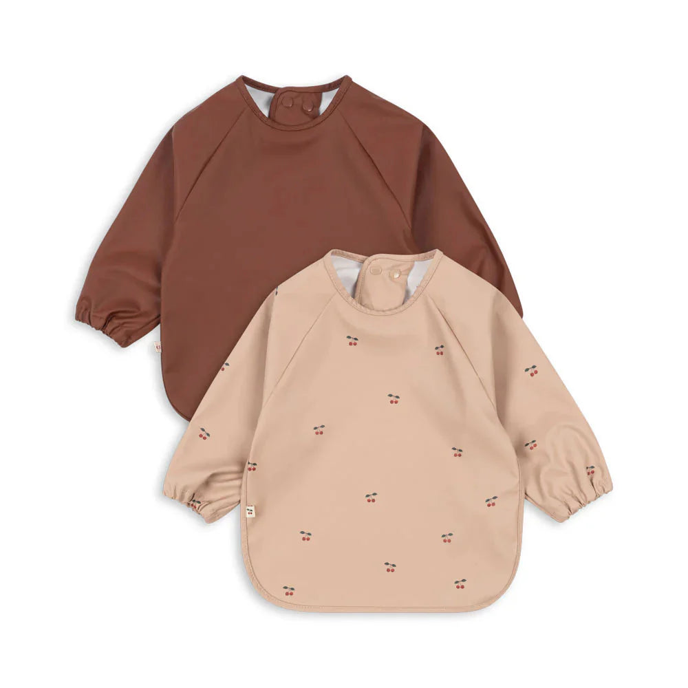 Konges Sløjd Slab Afwasbaar 2-Pack Longsleeve | Cherry