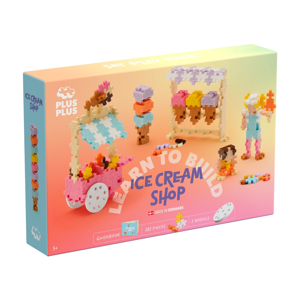 Plus Plus Learn To Build | Ice Cream Shop