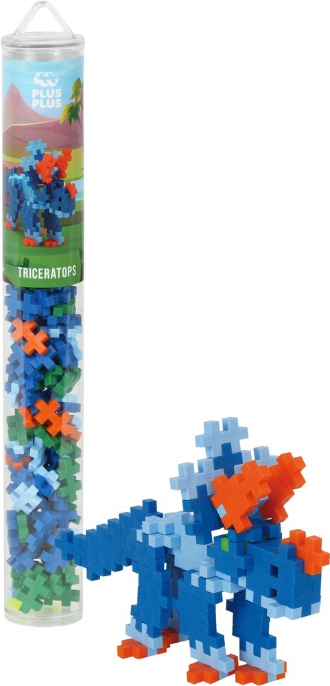Plus Plus Tube | Triceratops