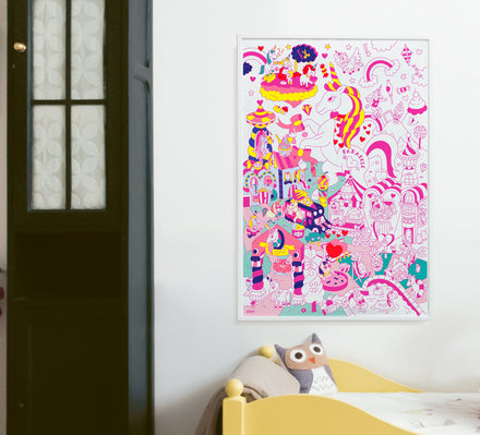Omy Gigantische Kleurposter | Lily