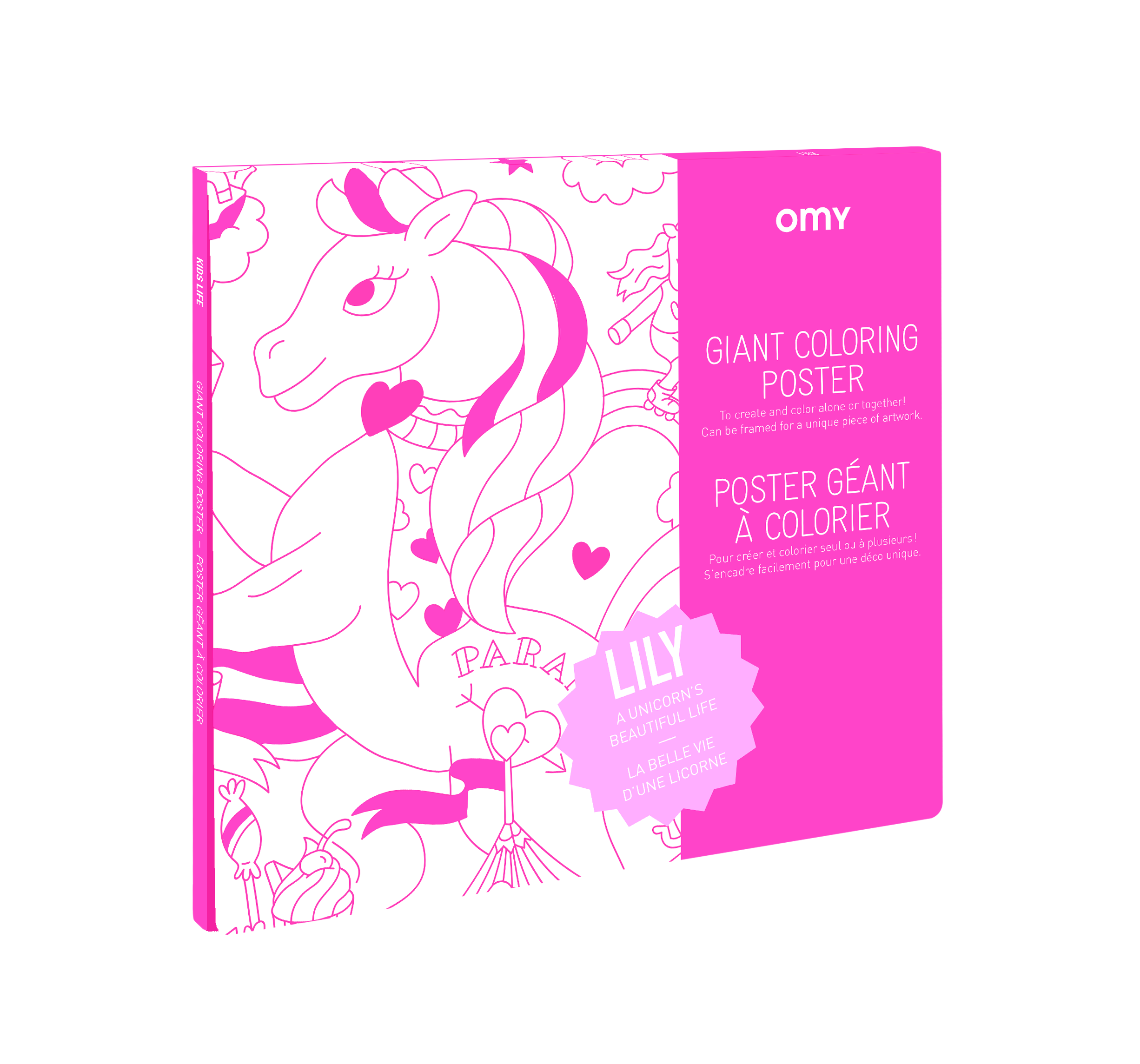 Omy Gigantische Kleurposter | Lily