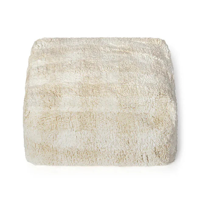 Lorena Canals Pouffe | Vichy Ivory