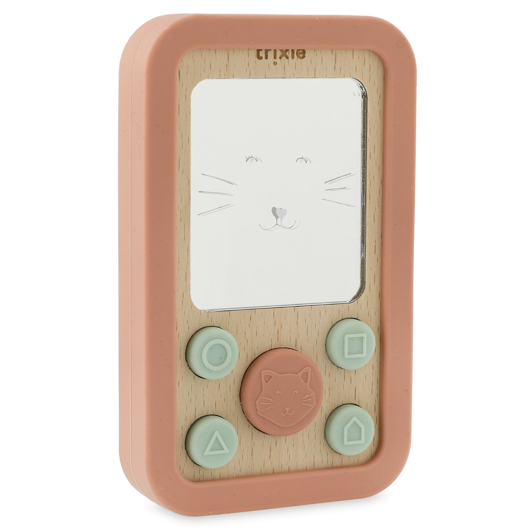 Trixie Houten Silicone Baby Telefoon | Mrs. Cat