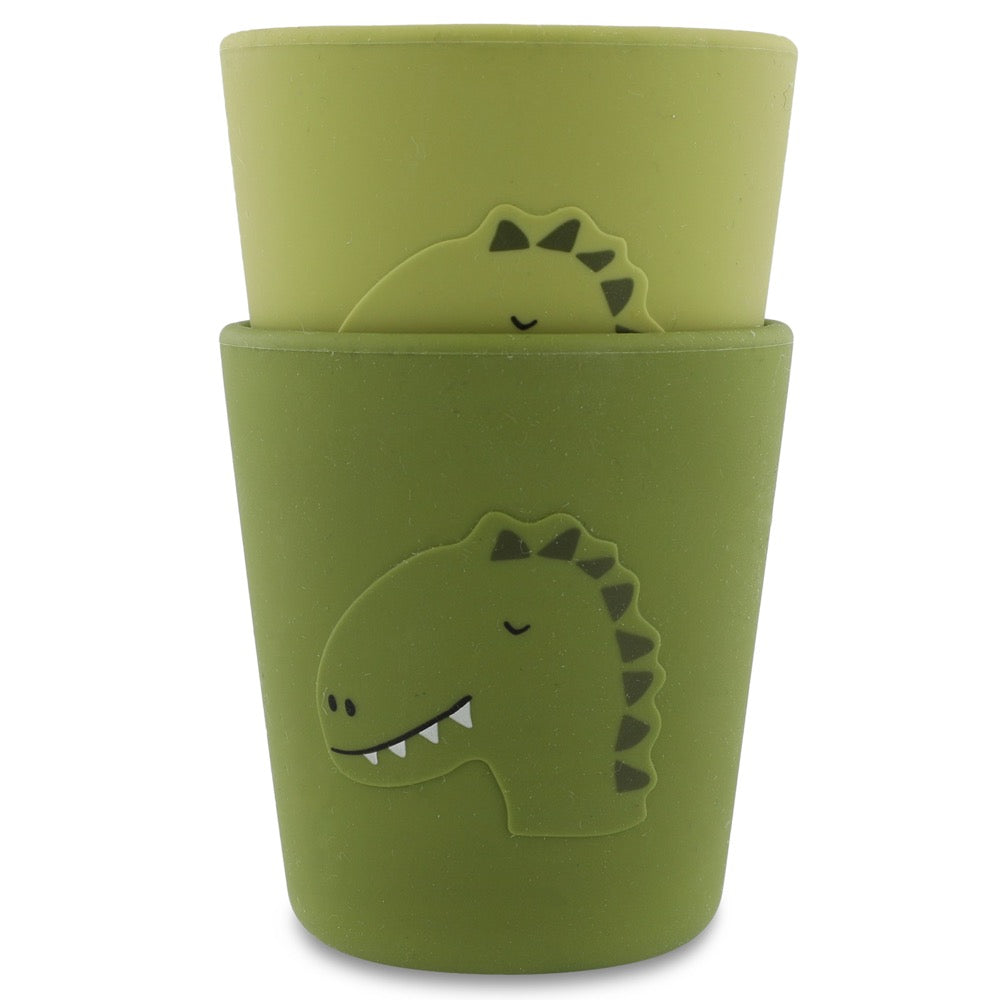 zzz Trixie Silicone Drinkbeker 2-Pack | Mr. Dino