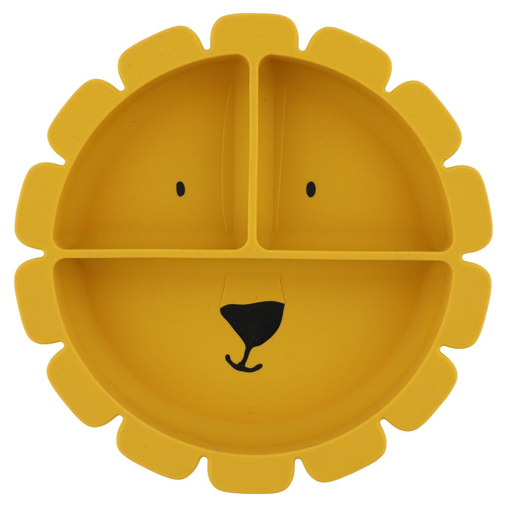 Trixie Silicone Bord met Zuignap En Verdeelvakjes | Mr. Lion