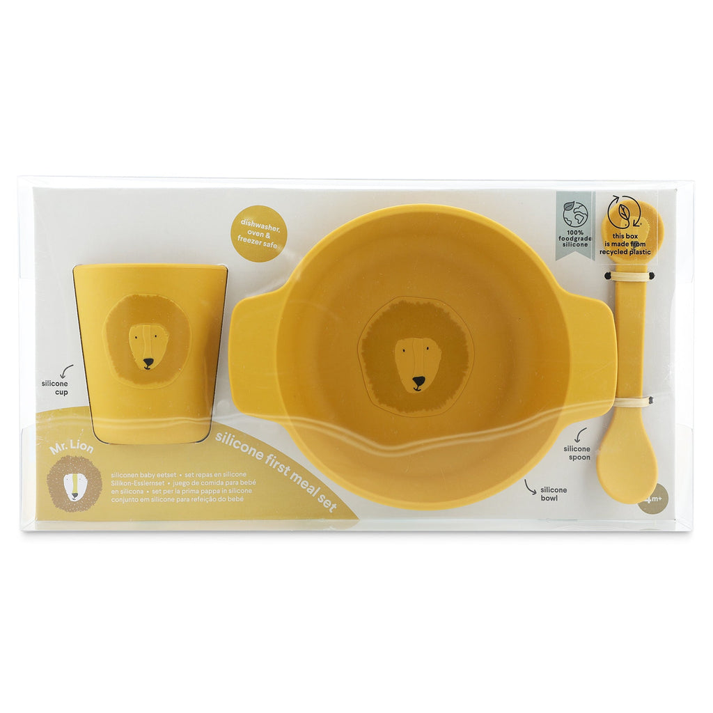 Trixie Silicone First Meal Set Eetset | Mr. Lion