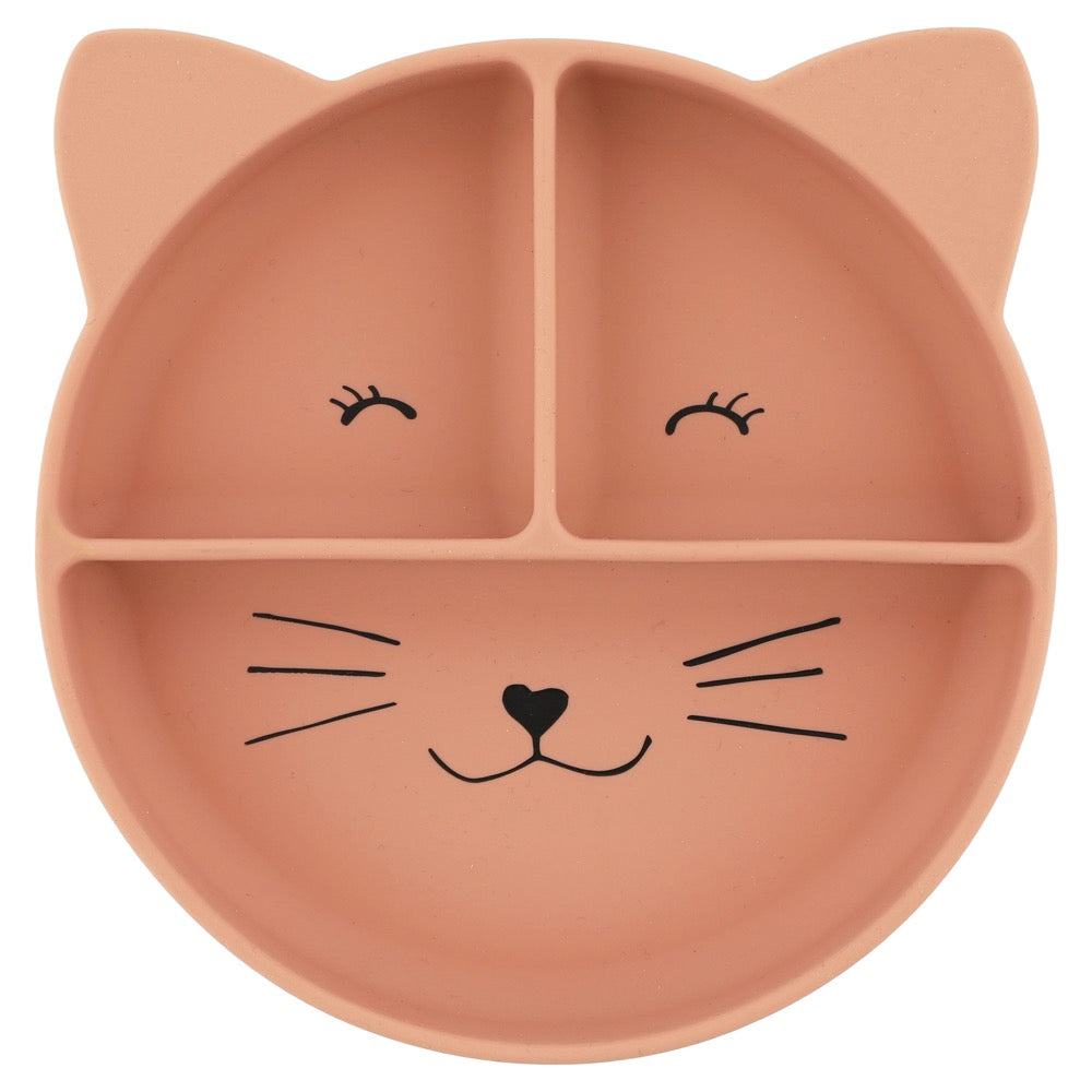 Trixie Silicone Bord met Zuignap En Verdeelvakjes | Mrs. Cat