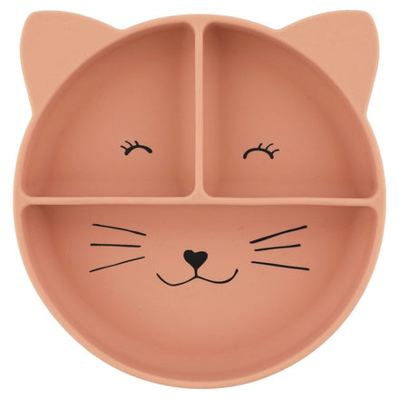 Trixie Silicone Bord met Zuignap En Verdeelvakjes | Mrs. Cat