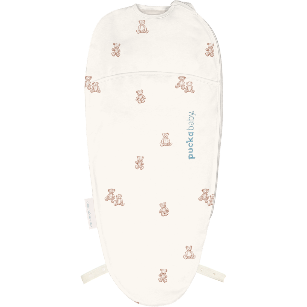 Puckababy Slaapzak The Original - Piep - 0/3 M - Cotton | Teddy Bears