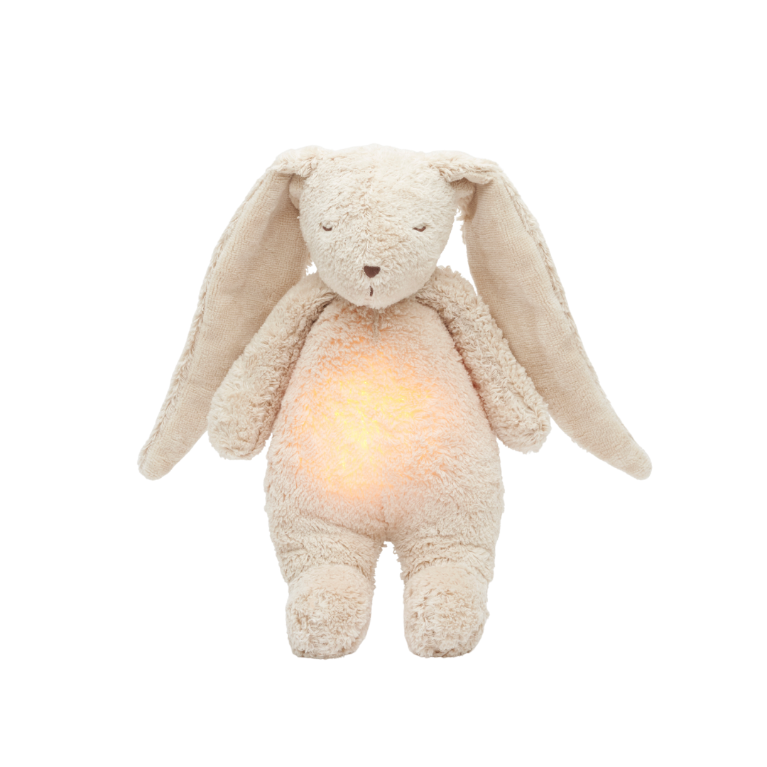 Moonie 2.0 upgrade - Knuffel Hartslag en Licht | Bunny Sand - Biologisch katoen