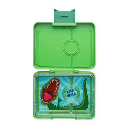 Yumbox 3 Vakken Lekvrije Lunchbox | Jurassic Groen Dino