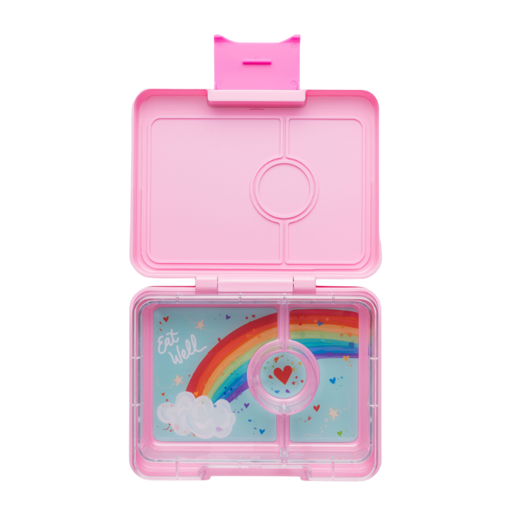 Yumbox 3 Vakken Lekvrije Lunchbox | Power Roze Regenboog