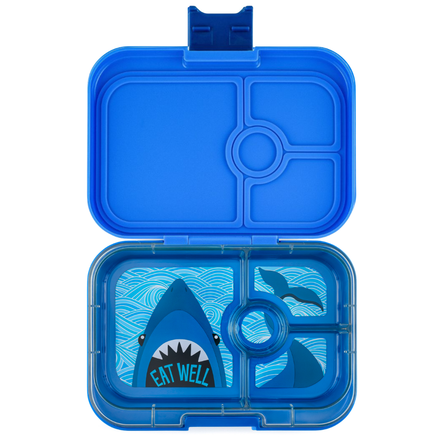 Yumbox Panino 4 Vakken Lekvrije Lunchbox | Surf Blauw Haai