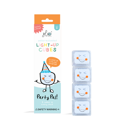 Glo Pals Light Up Cubes Badspeelgoed 9 Kleuren | Party Pal