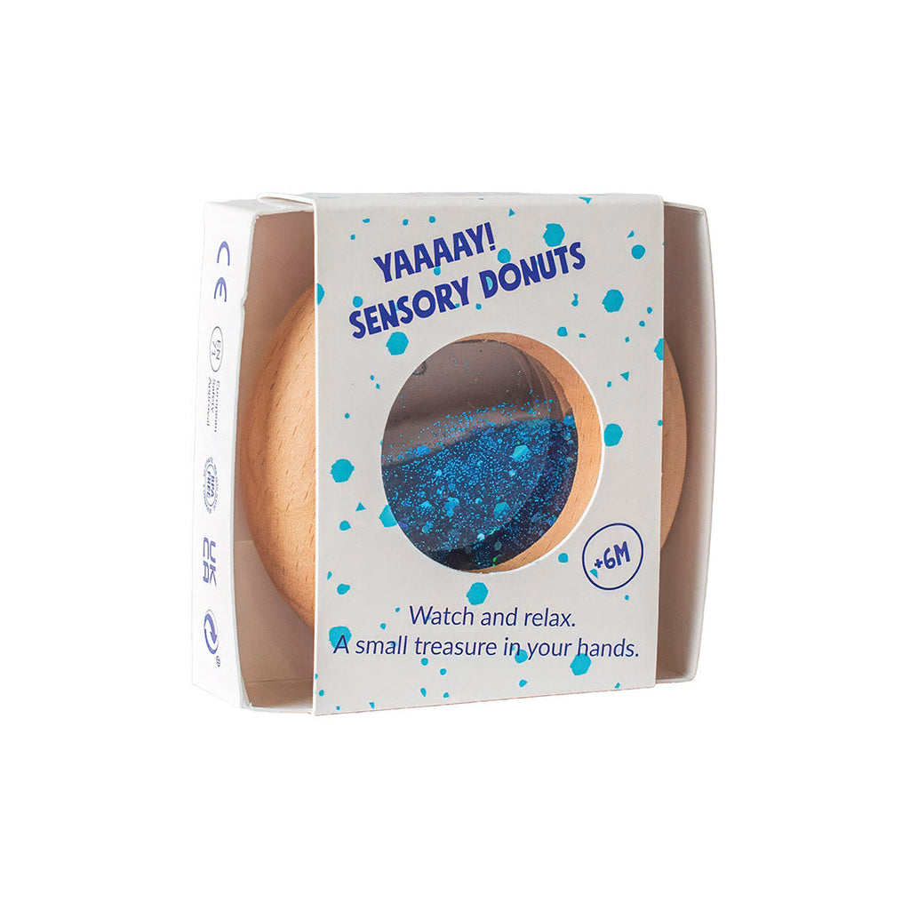 Petit Boum Sensorische Donut | Blauw
