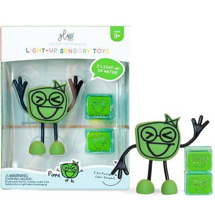 Glo Pals Light Up Sensory Toy Badspeeltje Groen | Pippa