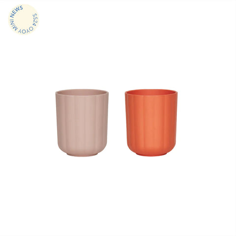 OYOY Living Pullo Cup Drinkbeker | Rose / Apricot