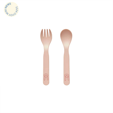 OYOY Silicone Bestek Set 2 | Rose