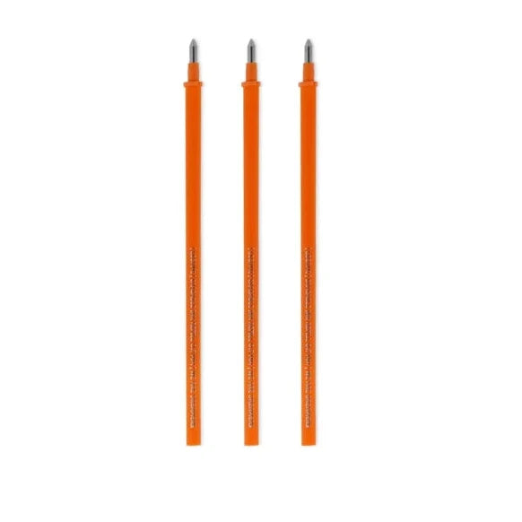 Legami Uitwisbare Erasable Gelpen Set 3 Navullingen | Oranje Inkt