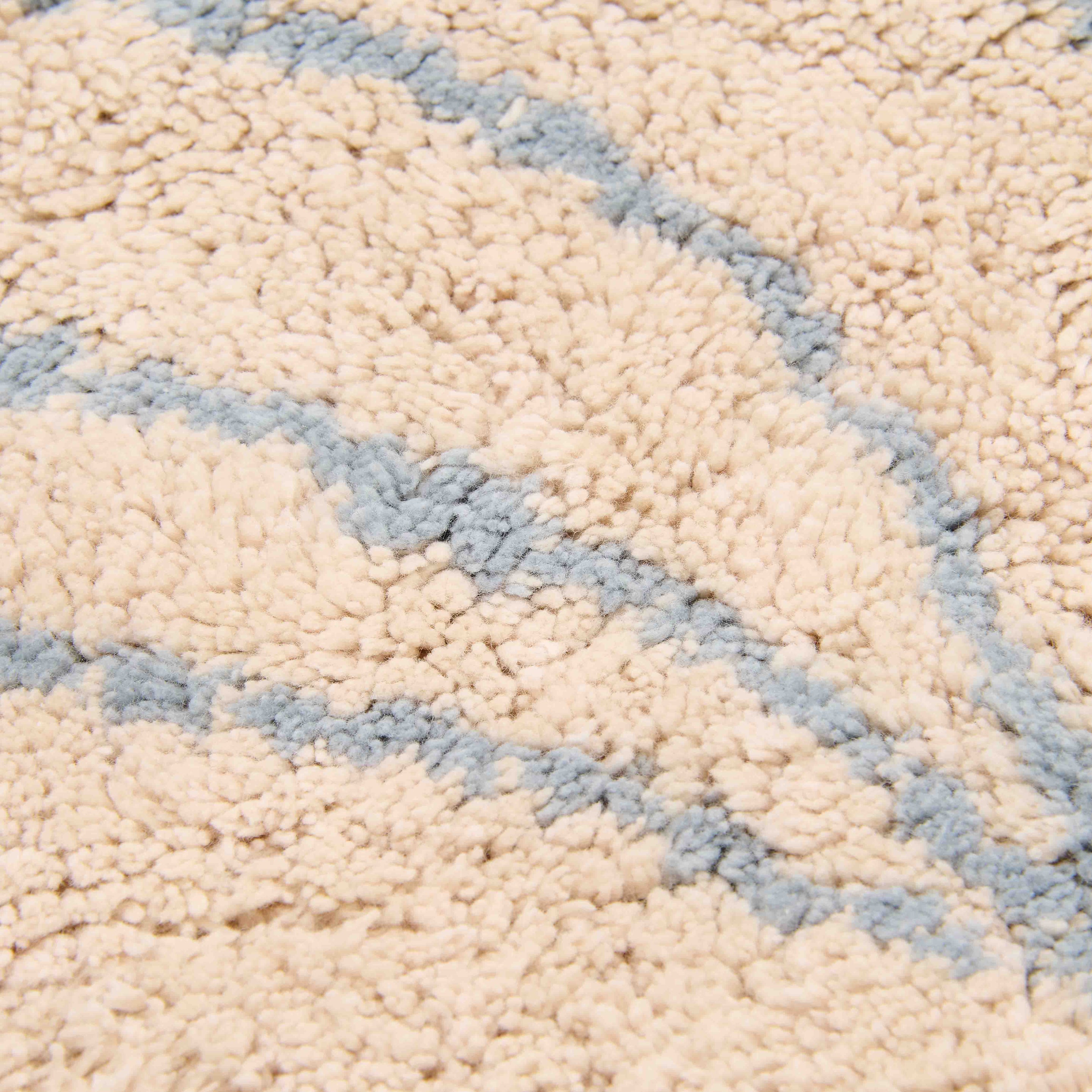 * Little Dutch Vloerkleed Paddenstoel - 102x118cm | Blauw