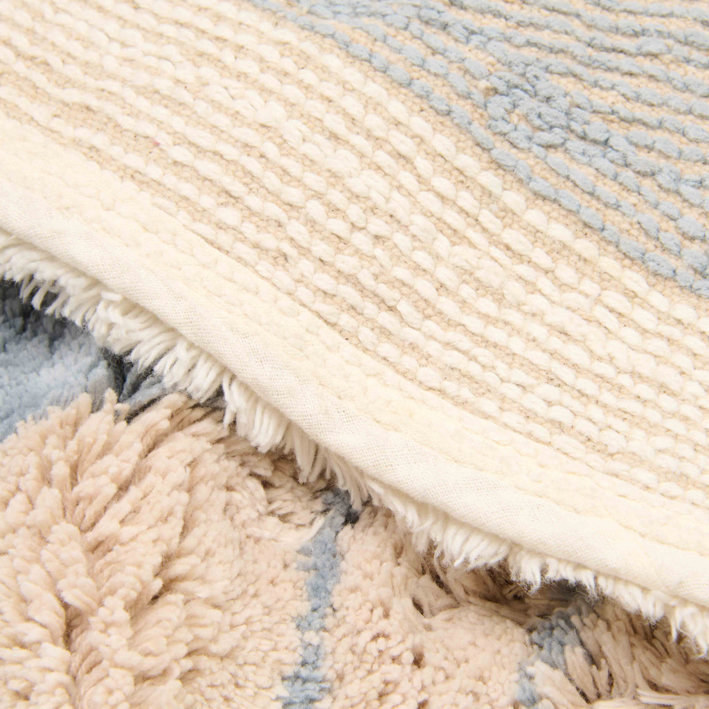 Little Dutch Vloerkleed Paddenstoel - 102x118cm | Blauw