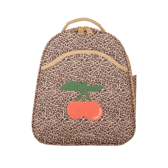 * Jeune Premier Boekentas Ralphie Leopard | Cherry