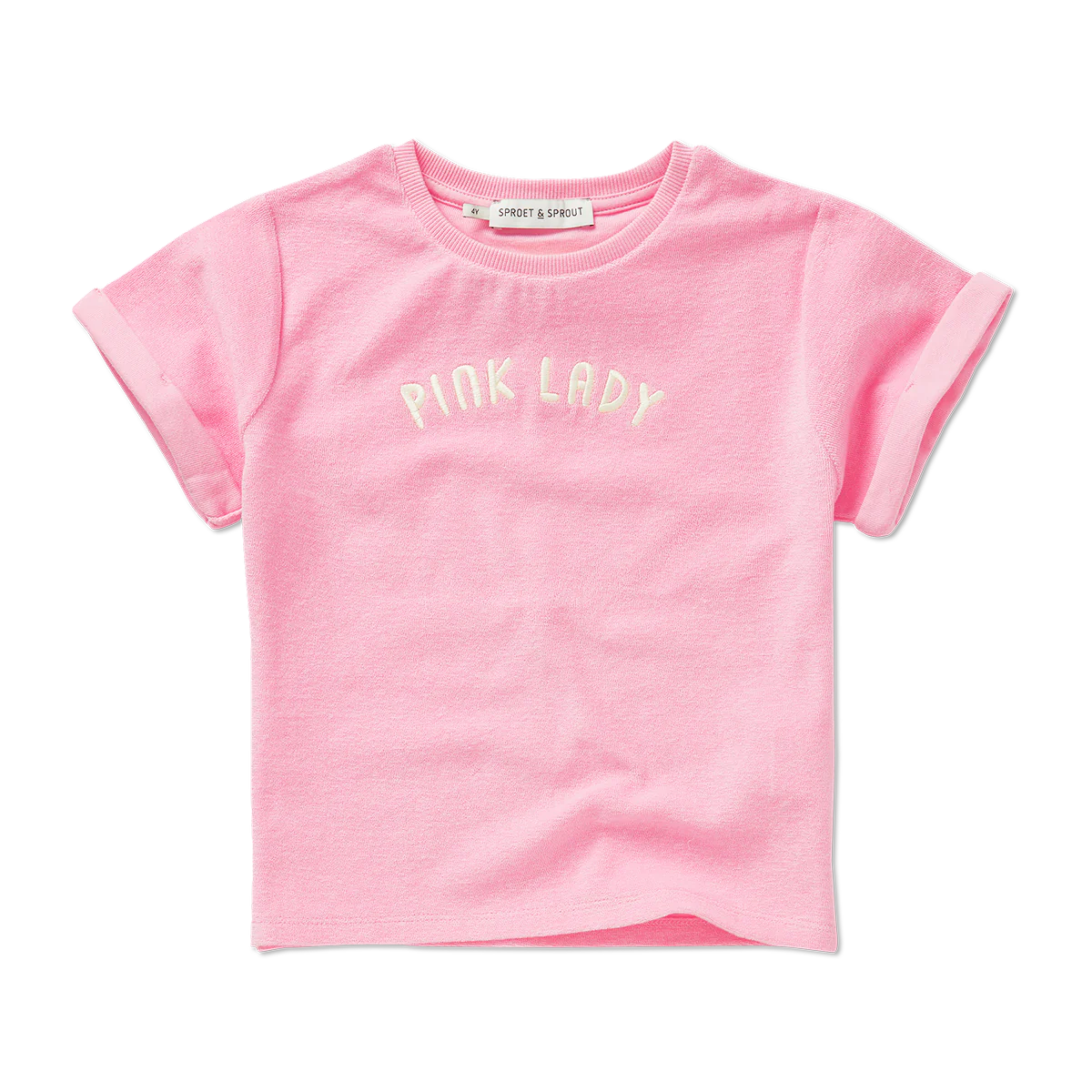 Sproet & Sprout Terry T-Shirt Pink Lady | Summer Sorbet