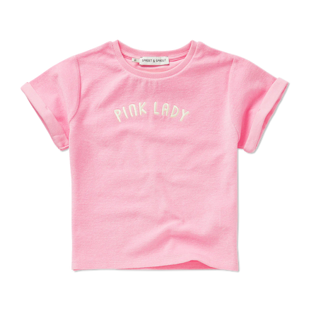 Sproet & Sprout Terry T-Shirt Pink Lady | Summer Sorbet
